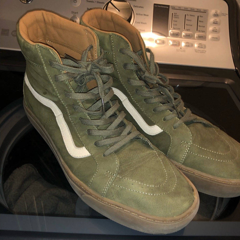 Old school olive Vans